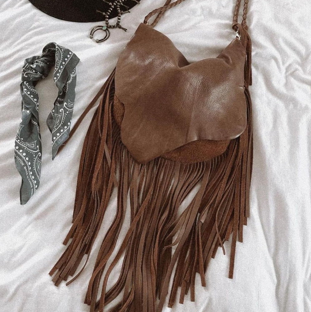 Sweetgrass Leather purse